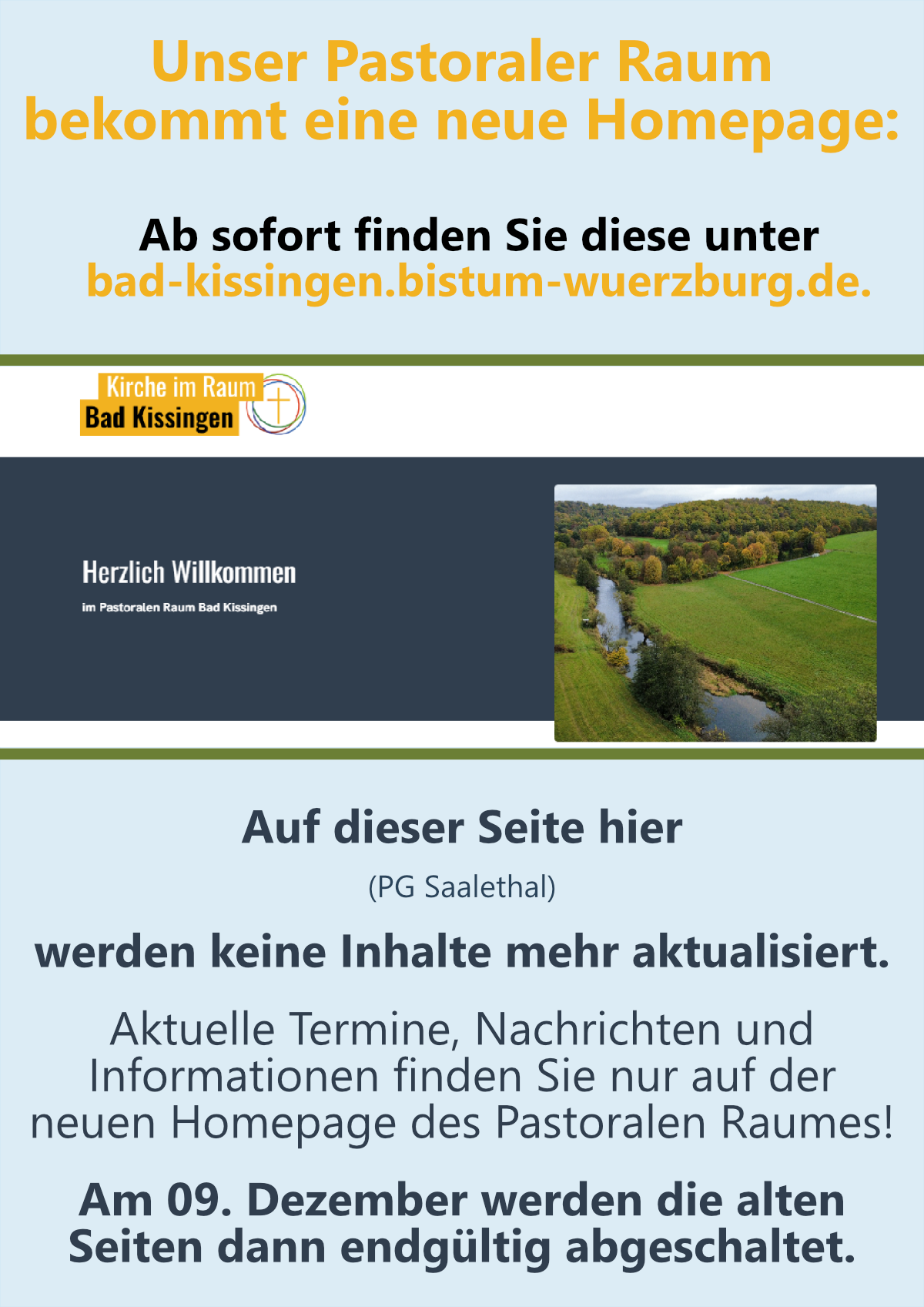 Abschalten der Homepages ST