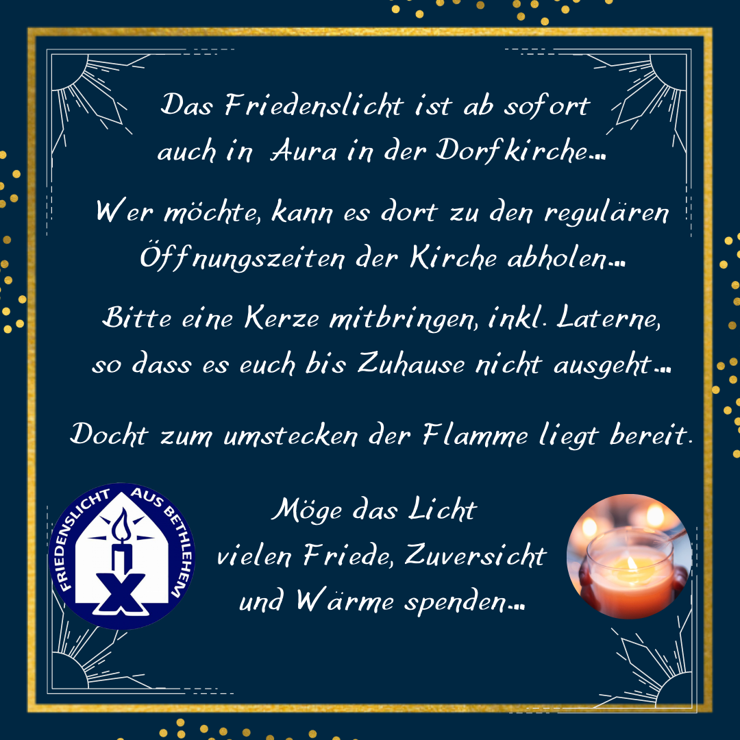 2021 12 Friedenslicht in der Dorfkirche HP