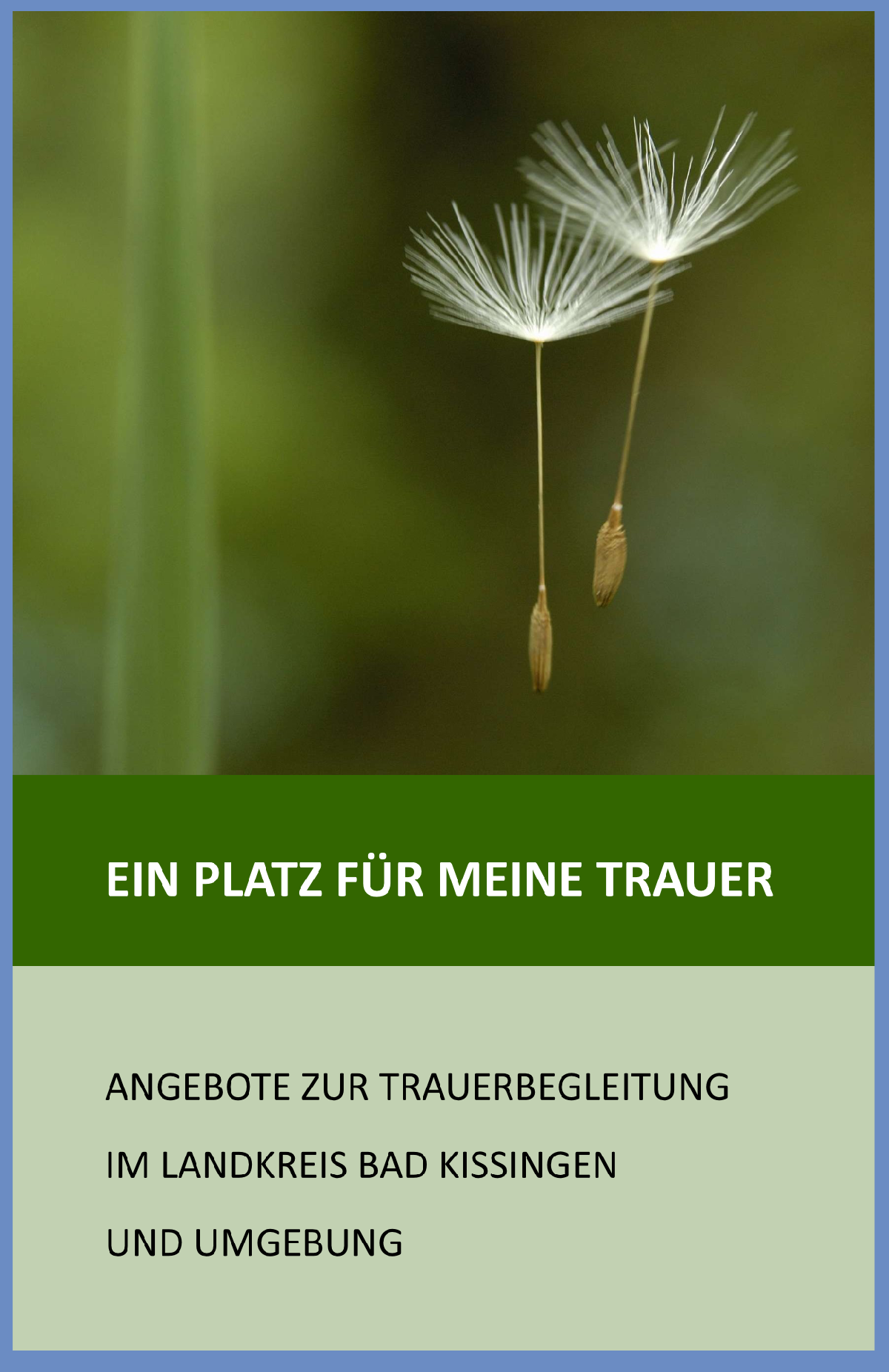 Flyer Trauerbegleitung Vorschaubild