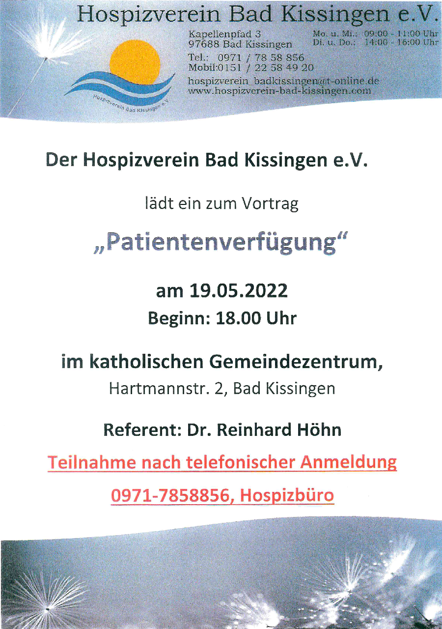 2022 05 19 Vortrag Patientenverfügung