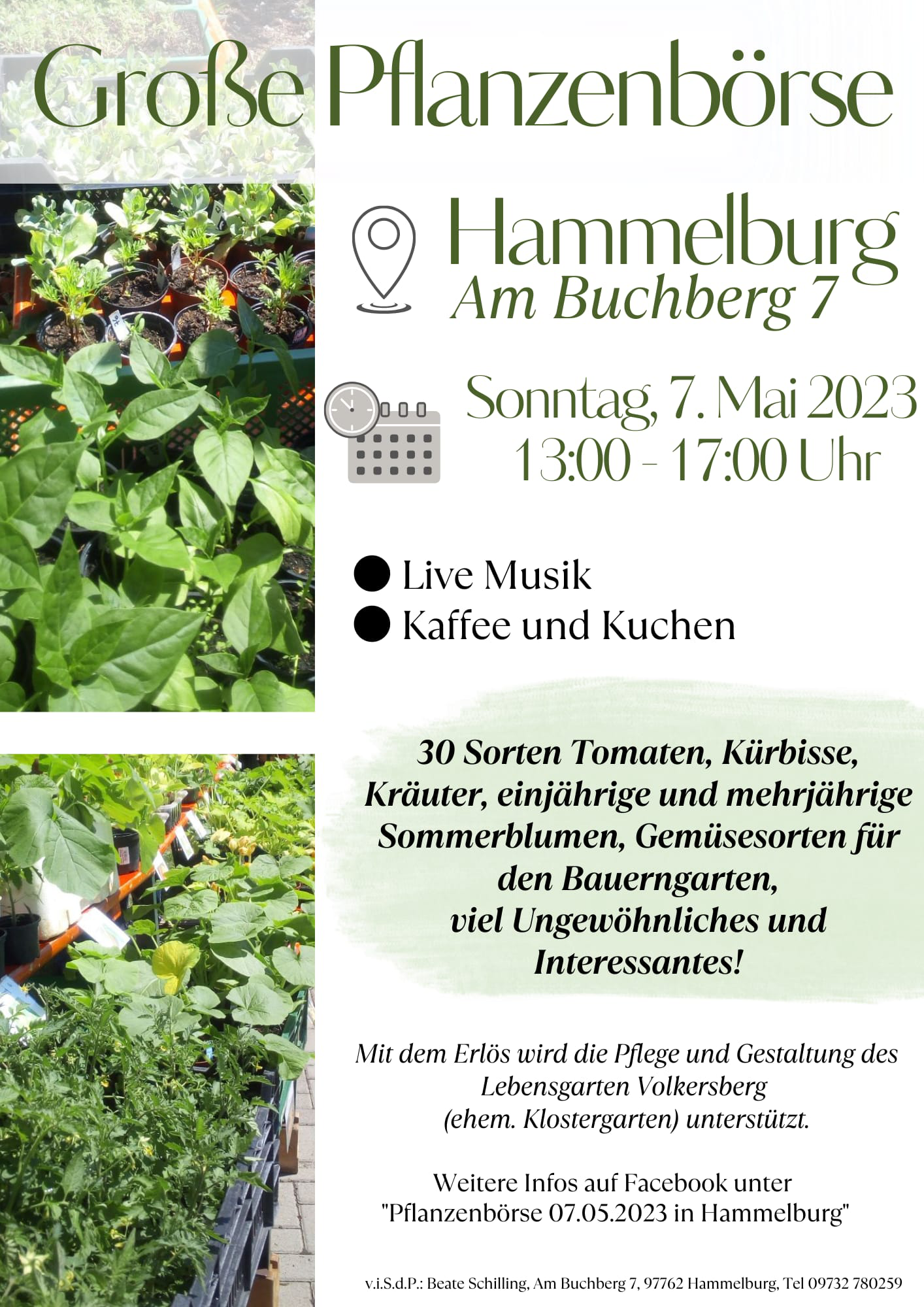 Veranstaltung 05 07 Pflanzenbörse Hammelburg